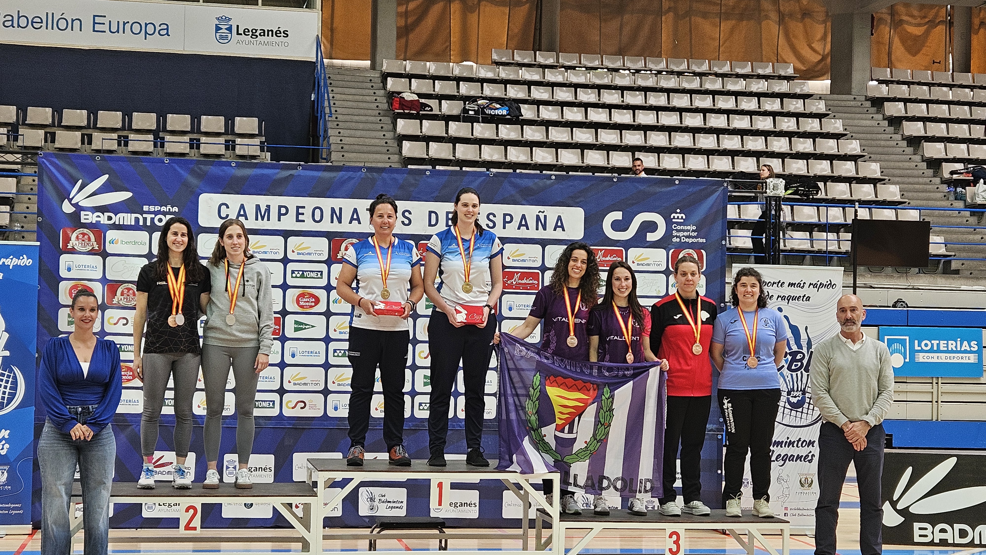 Nelly Iriberri y Patricia Pérez, doble oro en el “Campeonato de España” senior de bádminton